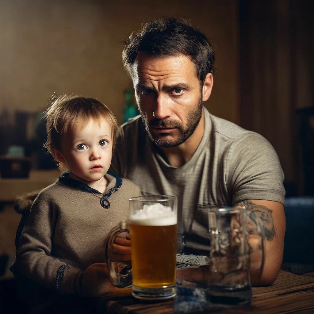 Фото от ЦП — если отец алкоголик как влияет на сына